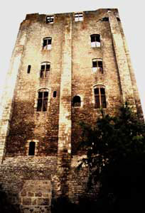 Donjon Beaugency od jihu