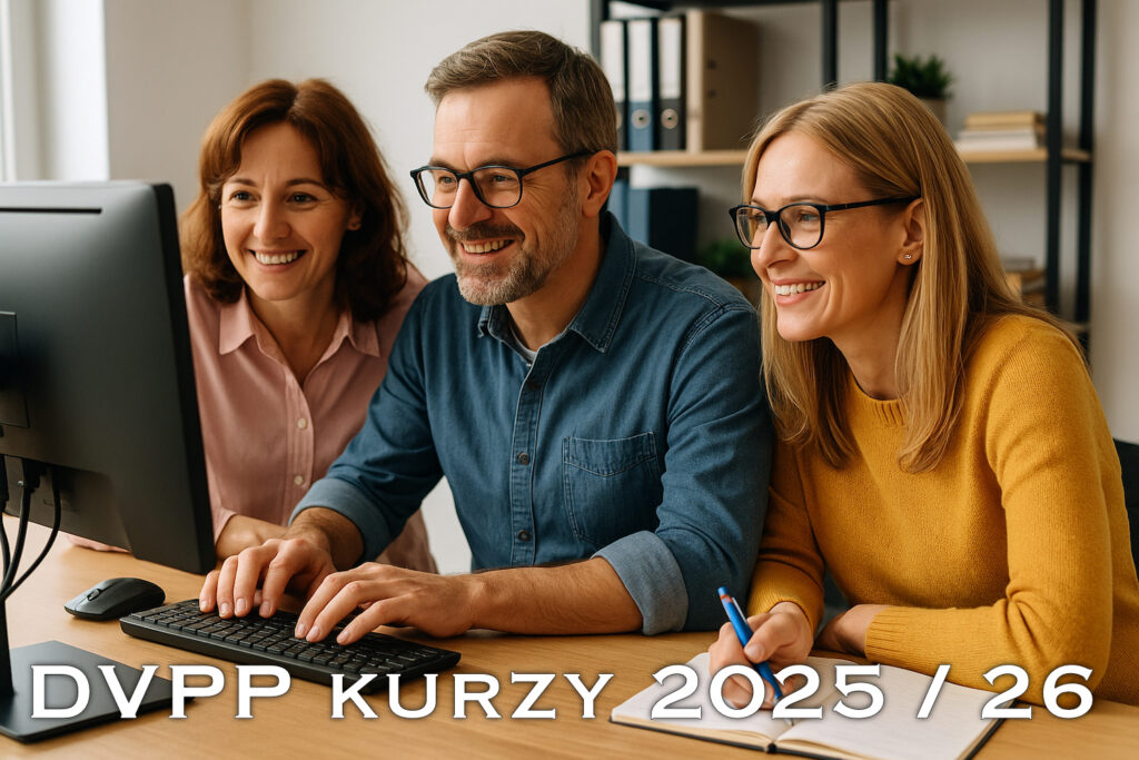 DVPP kurzy 2025-26 AI ve výuce, zážitkové vzdělávání, Filmová a mediální výchova
